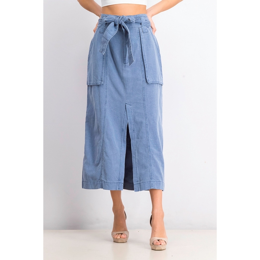 FREE PEOPLE catching feelings midi skirt NWT